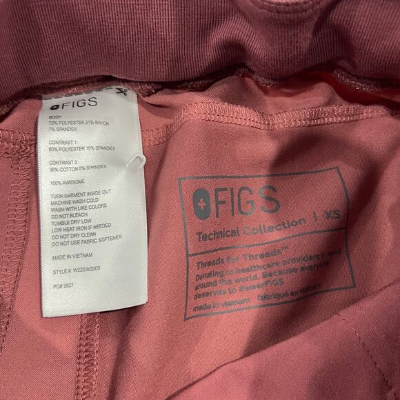 Figs Mari Skinny Jogger Scrub Pants XS Mineral Mauve - Picture 5 of 6